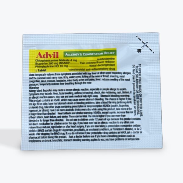 ADVIL Allergy & Congestion Relief Packet