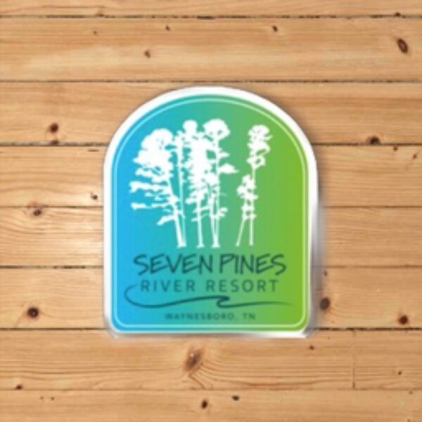 Seven Pines Logo Sticker